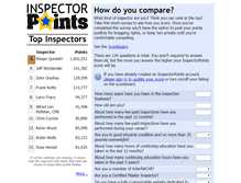 Tablet Screenshot of inspectorpoints.com